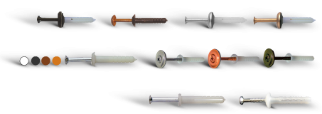 JNL Bossong Zumschlagen und Anschrauben Nylon Dubel